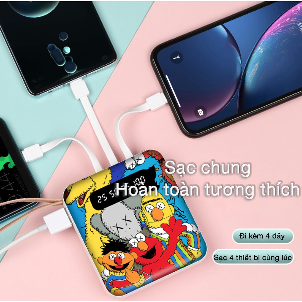 Sản phẩm mới đi kèm với dòng sạc dự phòng mini 20000mAh, pin sạc dự phòng dung lượng lớn