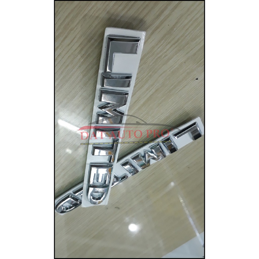 Tem Nổi kim loại 3D LIMITED  sport mạ crom...