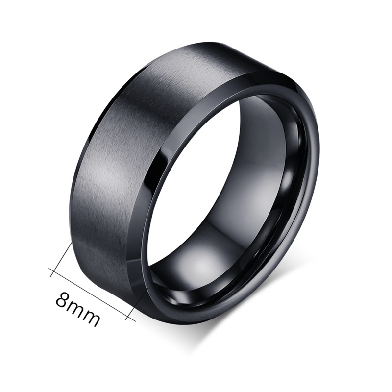 Nhẫn titan nam Bằng Thép Không Gỉ Cao Cấp