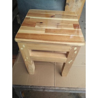 ghế đôn bằng gỗ cao su 35 cm