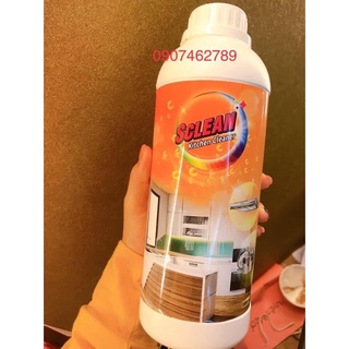 Tẩy bếp chai 1000ml Sclean kitchen