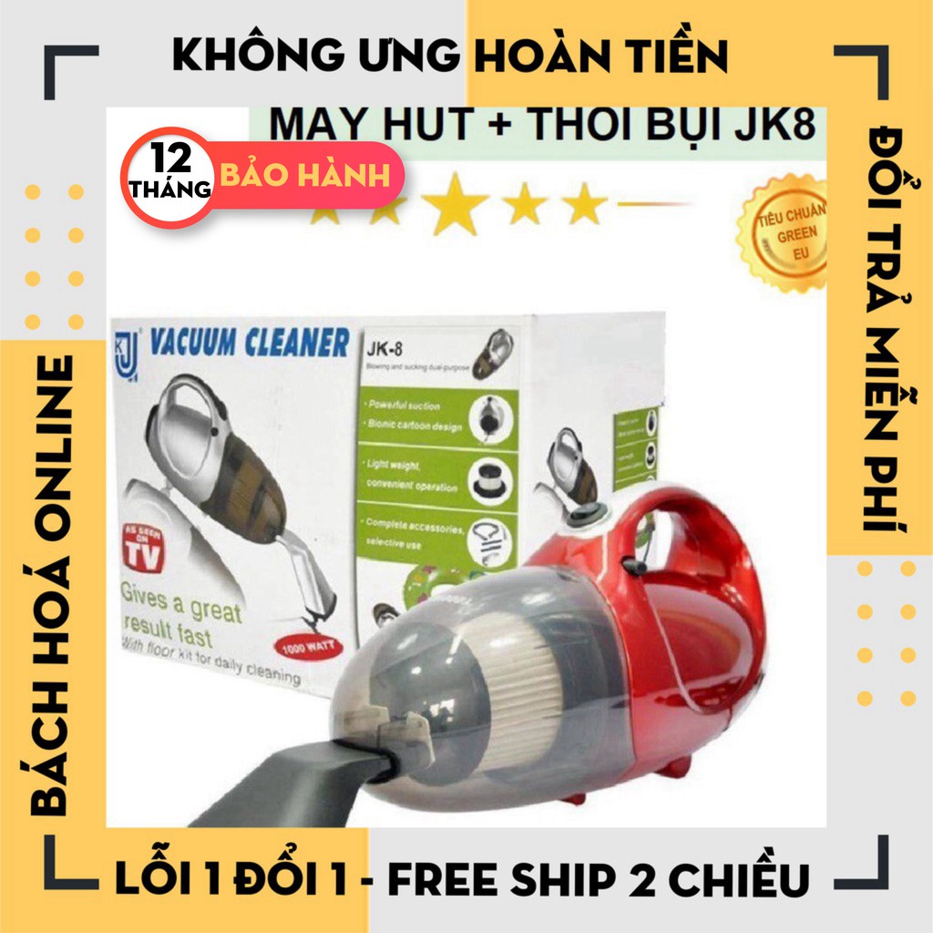 Máy hút bụi cầm tay vacuum cleanr JK8, máy hút bụi jk8 hai chiều đa năng | BigBuy360 - bigbuy360.vn