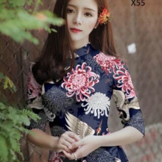 Vải áo dài mẫu mới