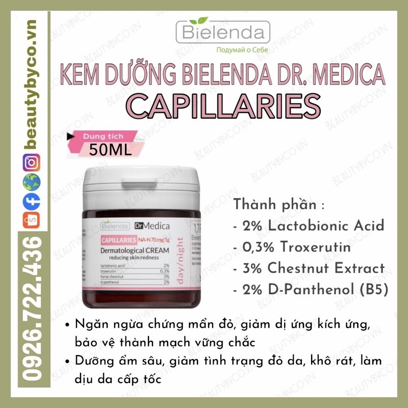 Kem dưỡng giảm mụn và thâm Bielenda Dr. Medica Anti-acne