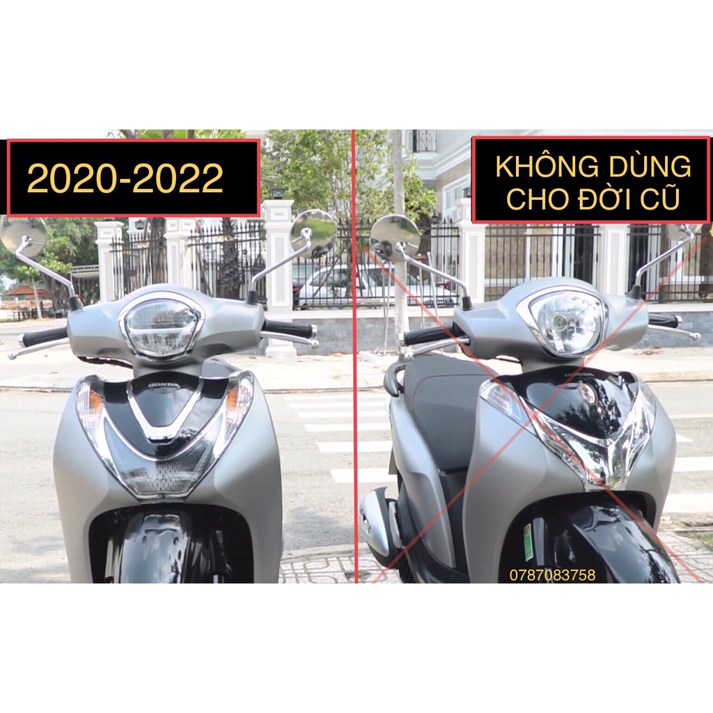 COMBO phụ kiện xe SH MODE 2020-2023 ốp crom, Hàng loại I