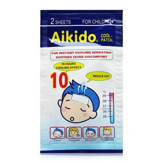 Gói 2 miếng dán hạ sốt Aikido (hạn tháng 11/18)