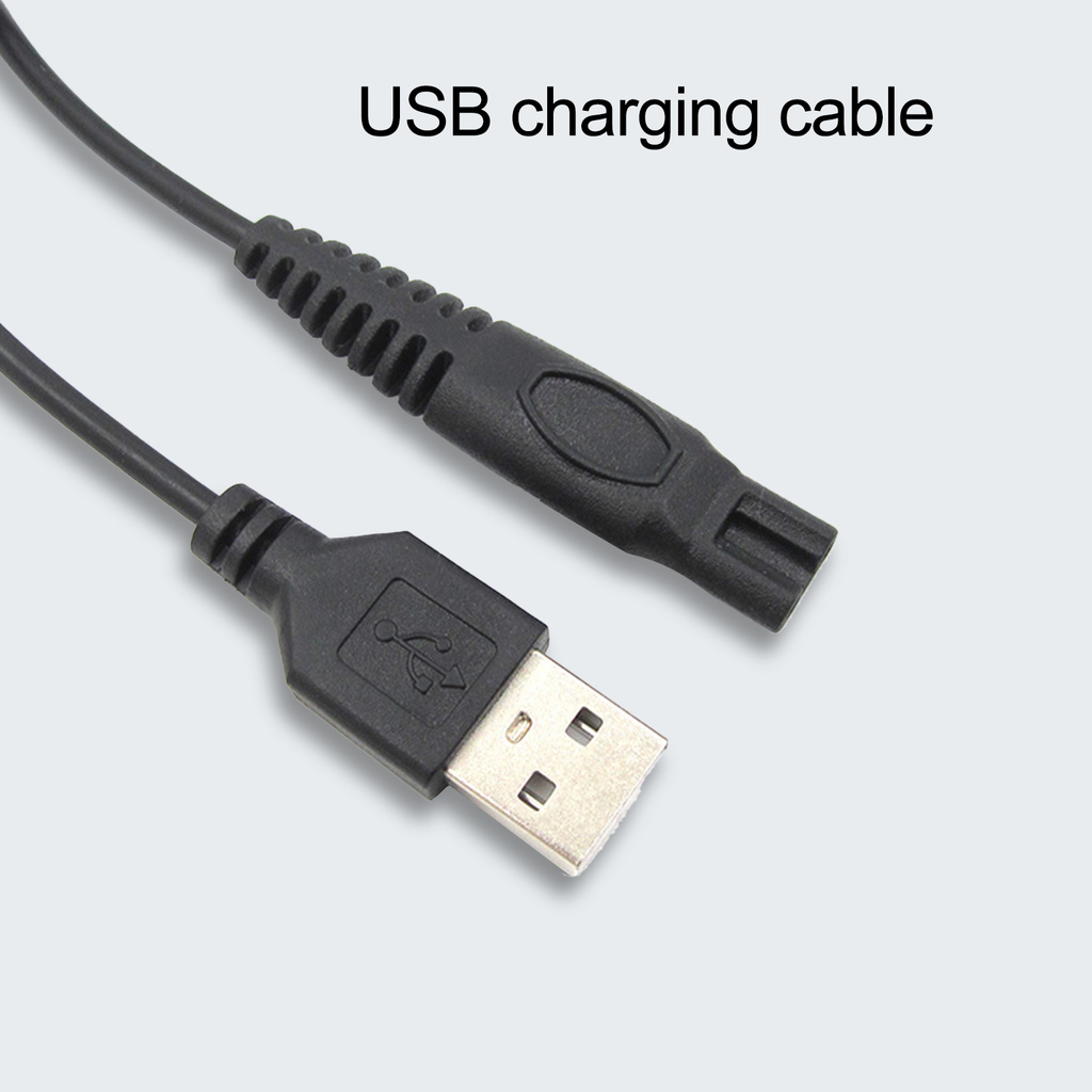 Máy Cạo Râu Điện Có Dây Cáp Sạc USB Nhỏ Gọn Tiện Lợi