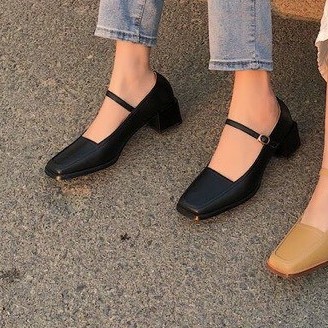 Giày cao gót dây cài ôm chân thon gọn cao 5 phân (33)
