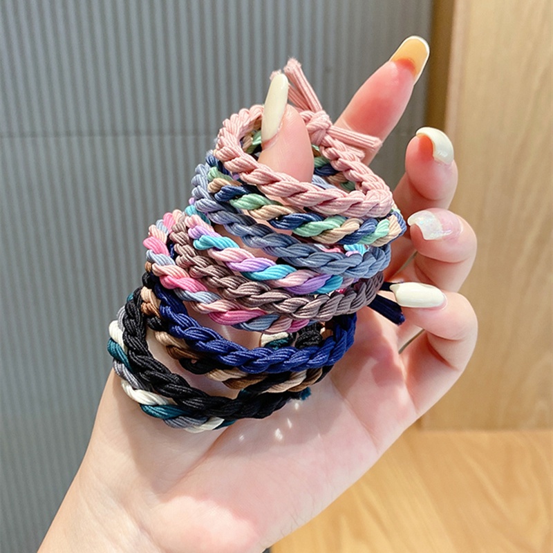 Dây Buộc Tóc Cao Su Kiểu Hàn Quốc Đơn Giản Thời Trang Cho Nữ