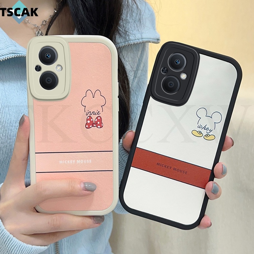 Ốp Điện Thoại Mềm In Hình Mickey/Minnie Cho OPPO Reno 6 4 5 7 Pro 4 SE 4Z 5K 7 Z 7 SE Find X5 X3 Pro X2 X3 X5 Lite X2 Neo