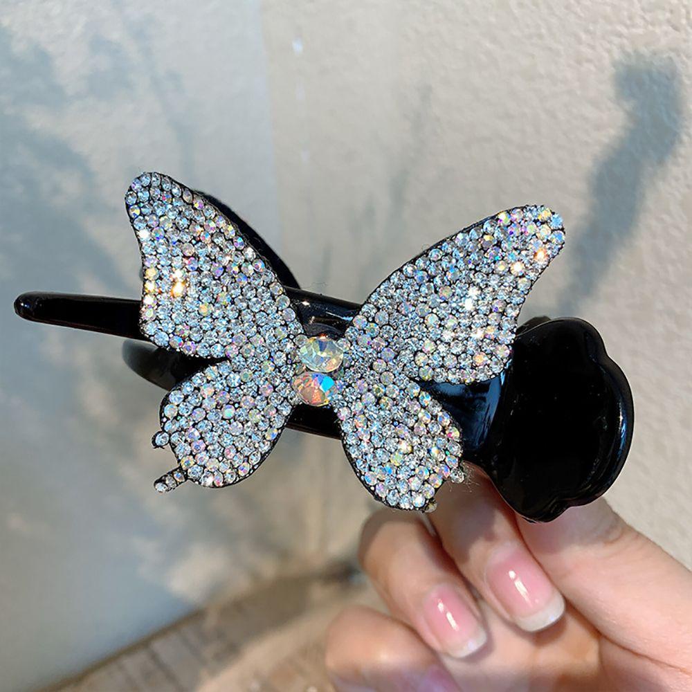 Kẹp Tóc Hình Bướm Bằng Nhựa Resin Cao Cấp VANES1|Kẹp Tóc Nữ Thiết Kế Xinh Xắn