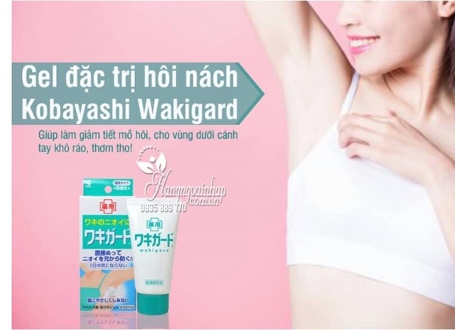 LĂN GEL KHỬ MÙI HỖ TRỢ GIẢM HÔI NÁCH KOBAYASHI 50G