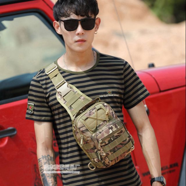 Balo tactical đeo chéo quai