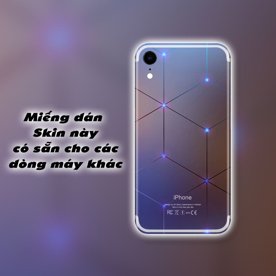 Miếng dán skin cho iPhone hình 3D công nghệ