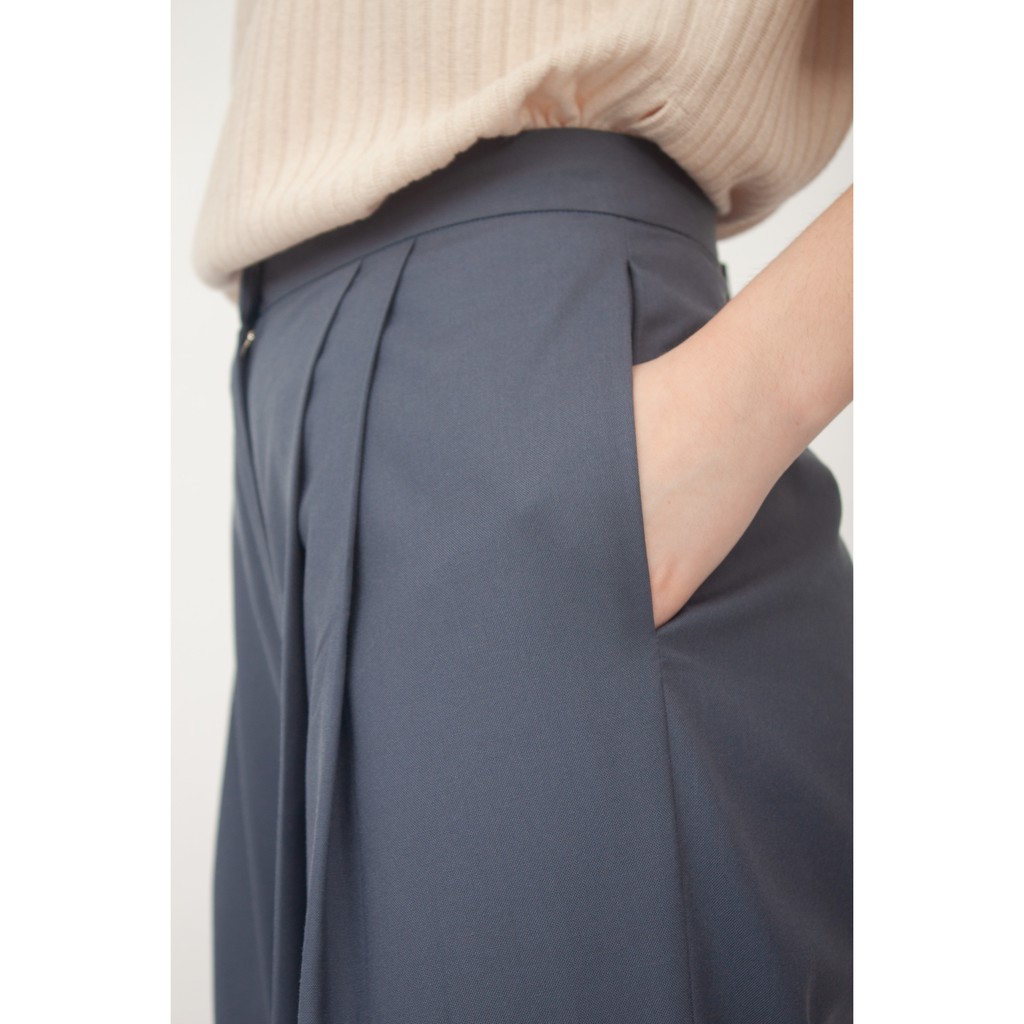 Quần Dài Vải Nhung Màu Xanh Dương Thời Trang Trẻ Trung | BigBuy360 - bigbuy360.vn