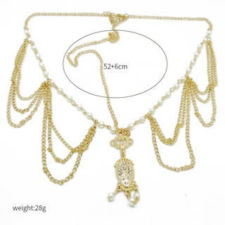 Vòng đội đầu headchain hột đá vàng phong cách boho (CÓ SẴN - HOẢ TỐC)
