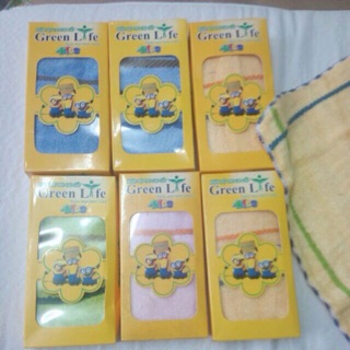 Khăn mặt trẻ em Green life(giá in trên sản phẩm 25k,shop bán 19k)