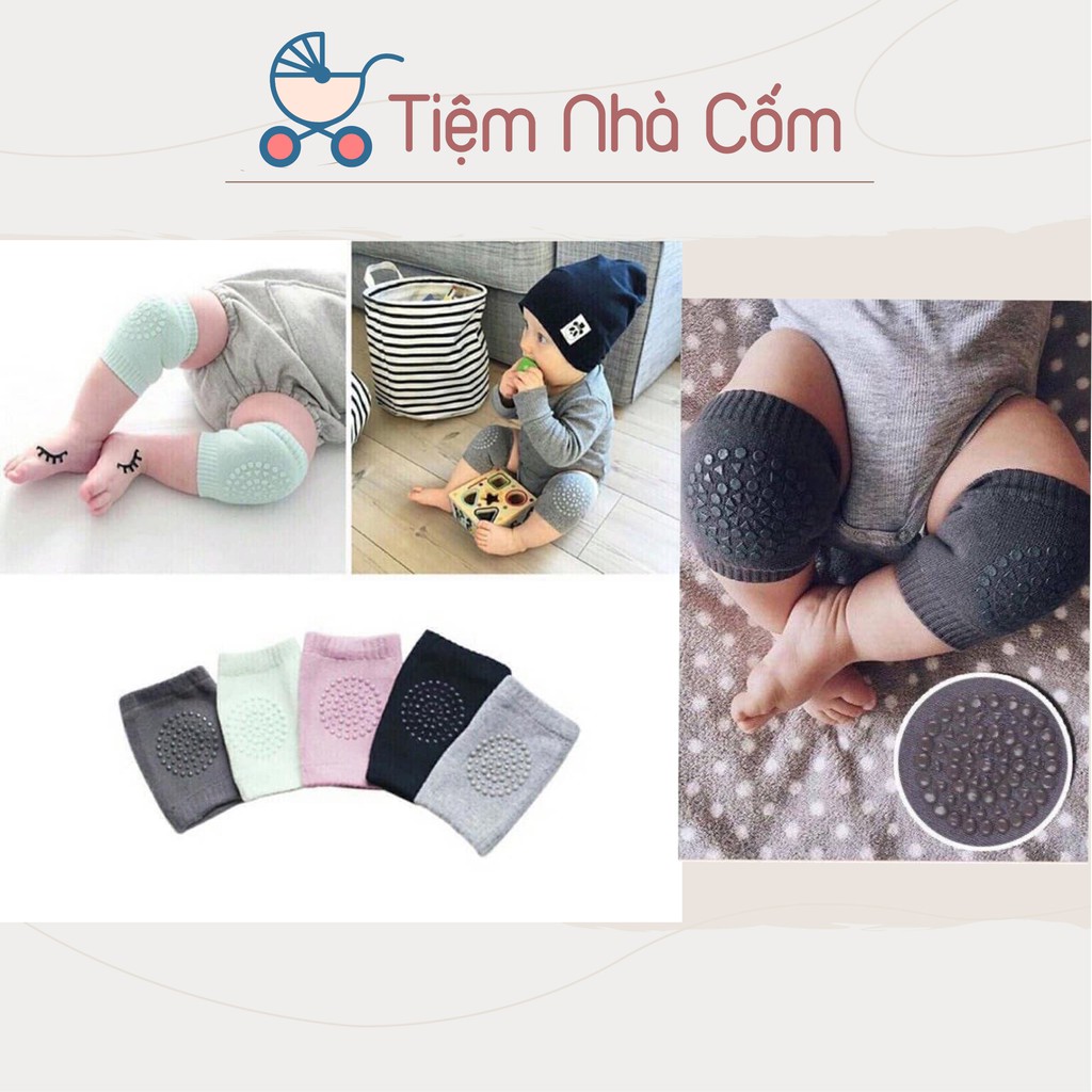 Tất tập bò bảo vệ đầu gối cho bé có silicon chống trượt - MC121