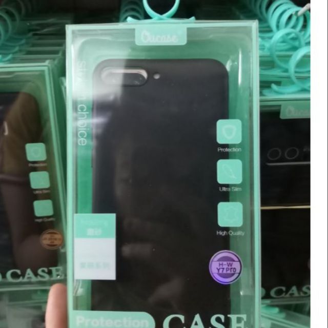 Ốp lưng huawei y7 pro 2018 dẻo màu vu case chính hãng tặng kèm kính cường lực