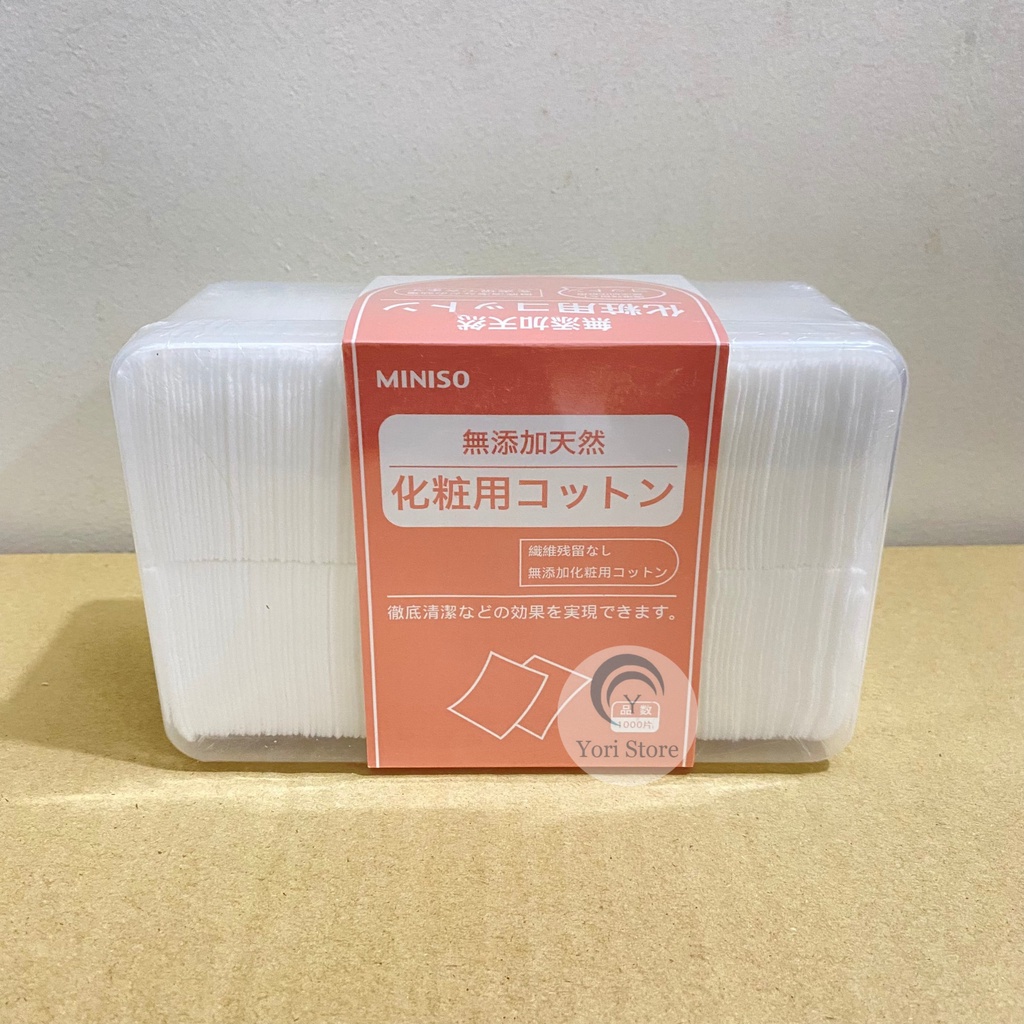 Bông tẩy trang Miniso Nhật Bản 180-1000 miếng mềm mịn