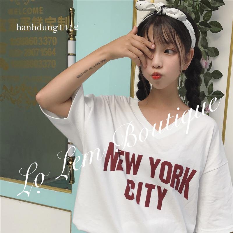 Áo Phông 🎉 FREESHIP 🎉 Áo Thun Tay Lỡ Nữ Unisex Oversize Chất Cotton Mềm Thoải Mái