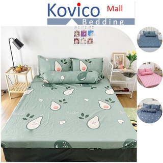 Ga trả giường cotton poly - ga giường bo chun kích thước m2/m6/m8/2m2 - siêu mềm mịn