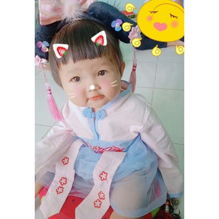 Váy Công chúa Hanbok cho bé gái dễ thương, chất đẹp thoáng mát V28