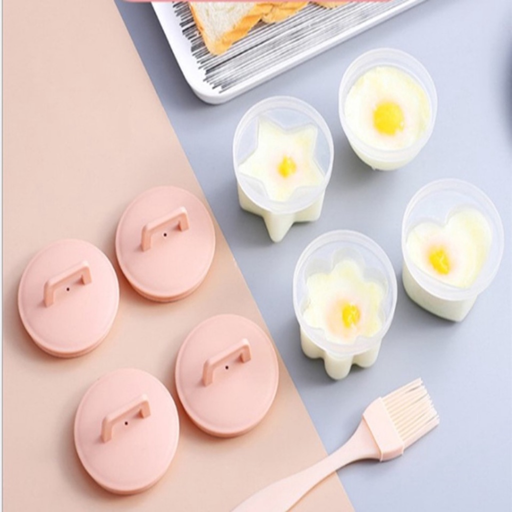 Khay hấp trứng HT01 có hình 5 cánh hoa chịu được nhiệt độ cao đến 110 độ C