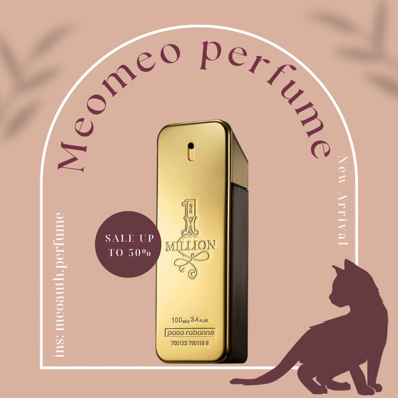Paco Rabanne 1 Million EDT [NƯỚC HOA NAM CHÍNH HÃNG MEOMEO AUTHENTIC]