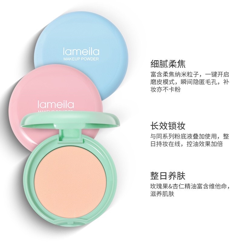 Phấn phủ kiềm dầu lameila siêu mịn