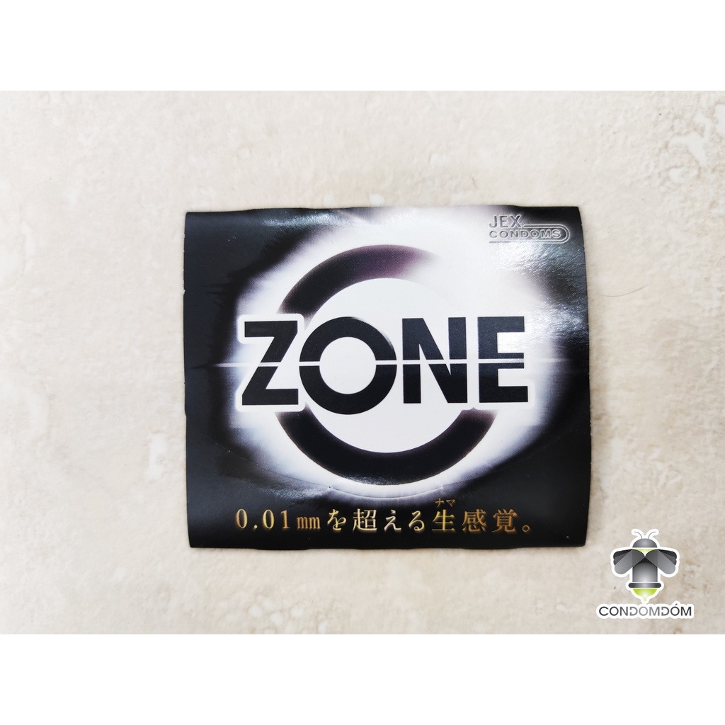 1 chiếc Bao cao su Jex Zone cực siêu mỏng