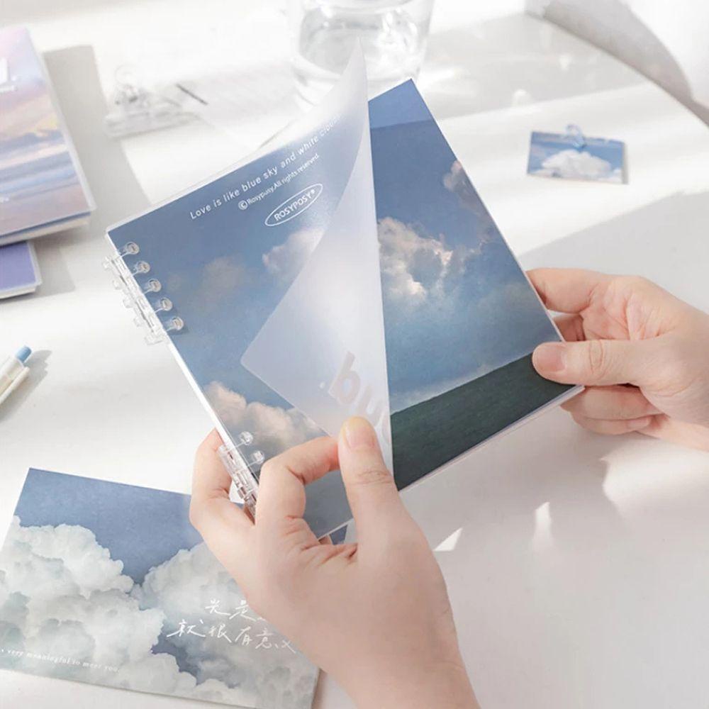 Sổ Ghi Chú Chống Thấm Nước Hình Đám Mây Sáng Tạo Kèm Túi Đựng