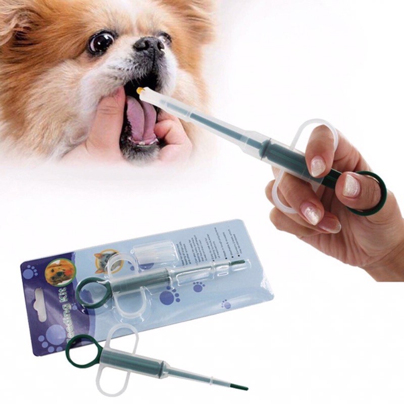 [Giá Hủy Diệt] Ống bơm xi lanh hỗ trợ chó mèo uống thuốc - sữa - nước