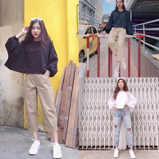 (Sp sẵn) ÁO CROPTOP TAY BỒNG ULAZZANG GIÁ RẺ - hàng hot 2019