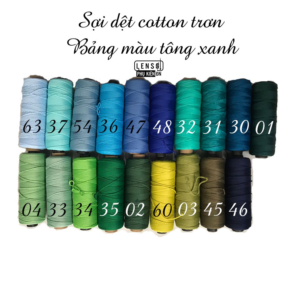 Sợi dệt cotton Craft Yarn 180gr - bảng màu 1