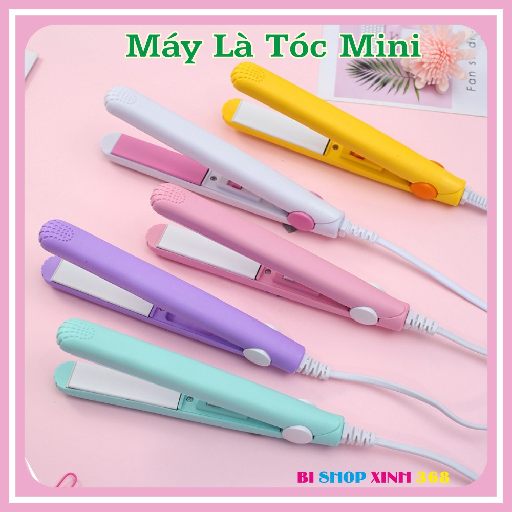 Máy uốn tóc mini máy duỗi tóc nhỏ gọn tiện lợi gia đình