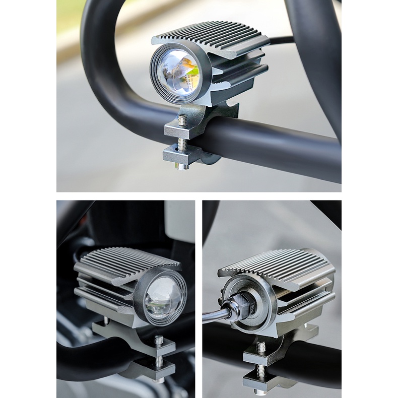 Đèn Pha LED Mini H6 BA20D H4 Chống Thấm Nước Cho Xe Máy