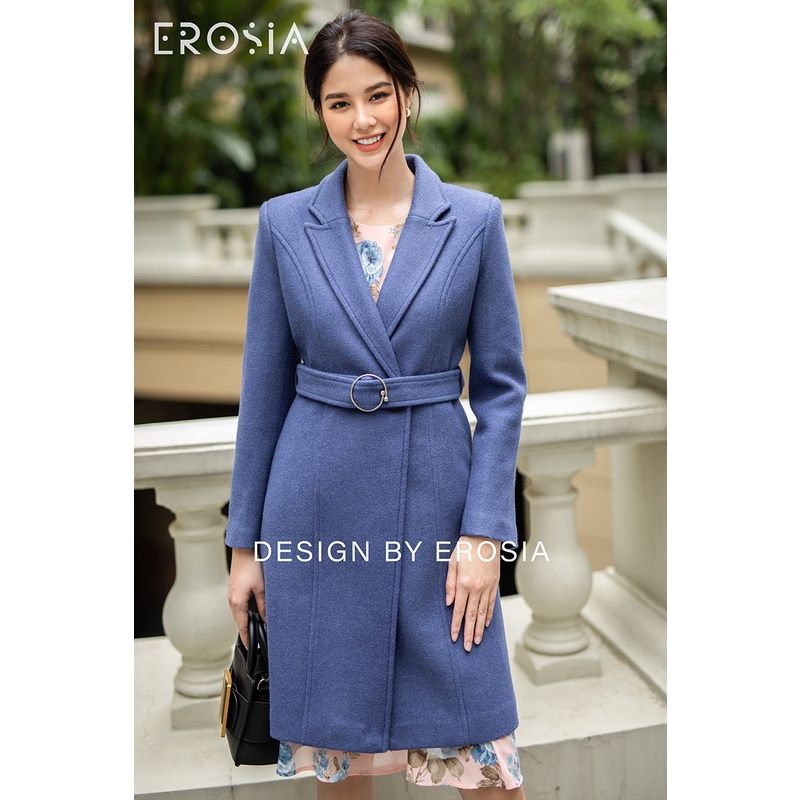 Măng Tô Dạ Thắt Đai Eo EROSIA | BigBuy360 - bigbuy360.vn