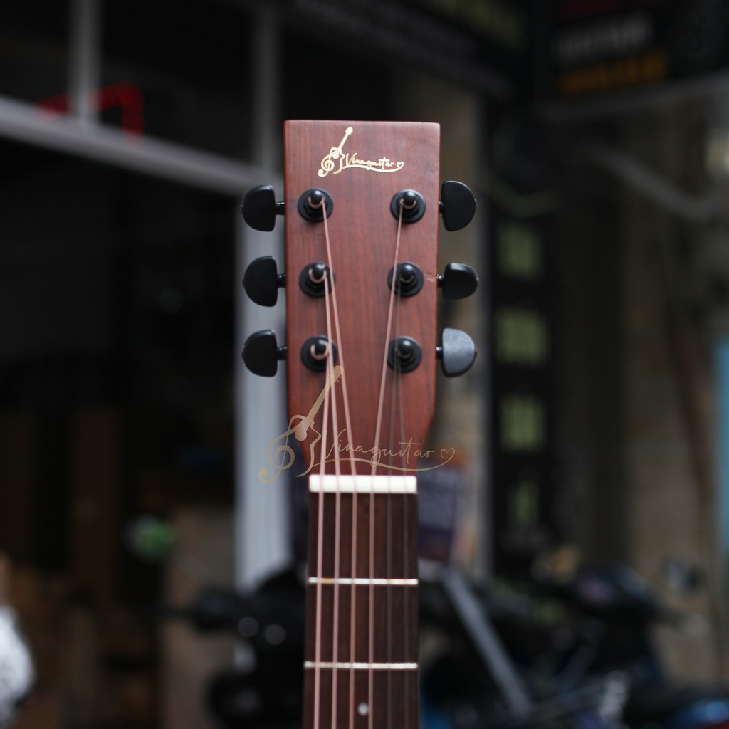 [Có Guitar Mini , 3/4] ĐÀN GUITAR acoustic VG-HD FULL SOLID - Vinaguitar Phân Phối Chính Hãng