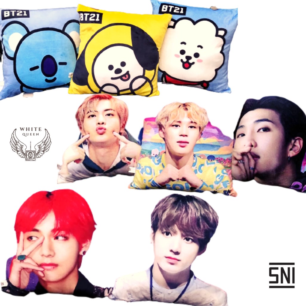 Gối Ôm Hình Bt21 Bts Kpop Velboa