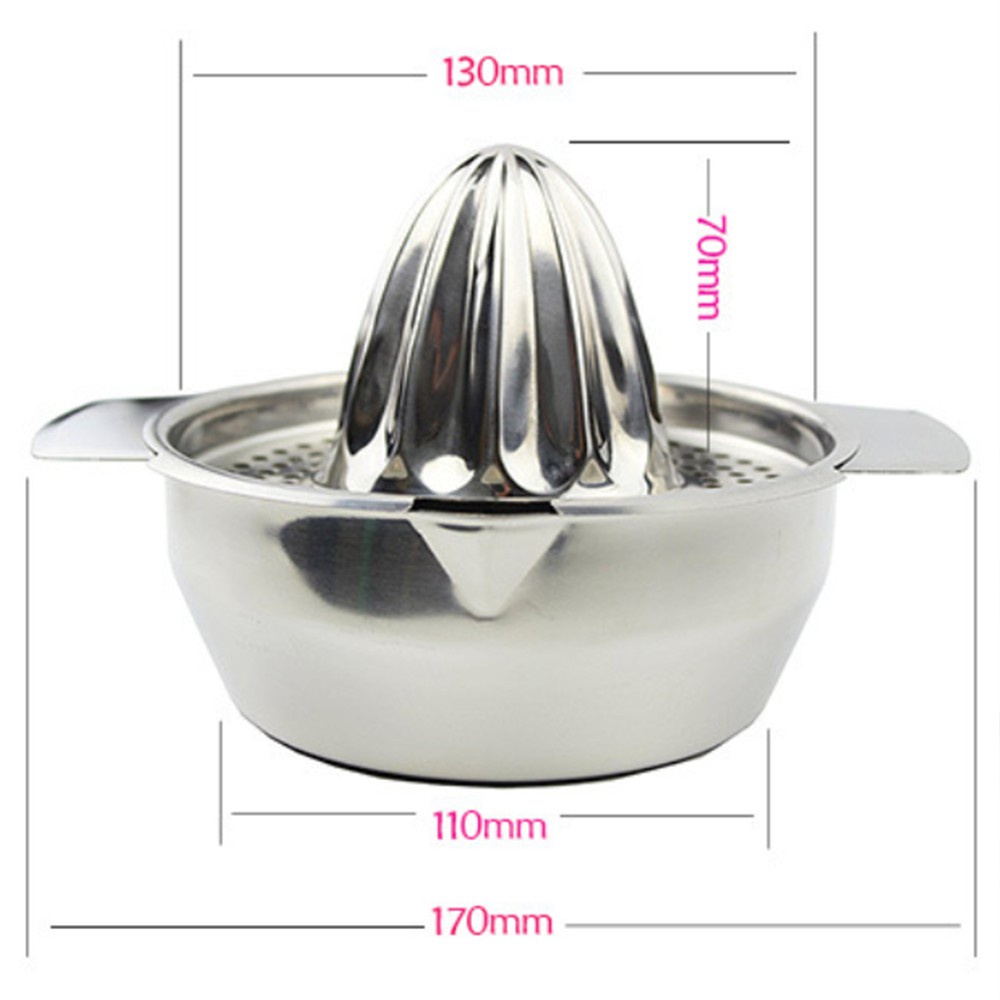 Dụng Cụ Vắt Cam Bằng Tay Inox Có Quai Cầm Giúp Bạn Vắt Cam Nhanh Chóng Hiệu Quả