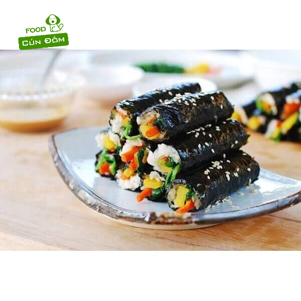 Set làm 10 thanh kimbap chuẩn Hàn