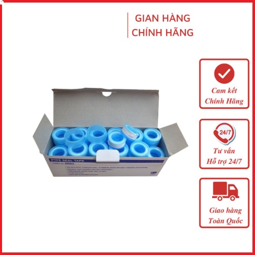 Hộp 60 cuộn Băng Keo Lụa Quấn Ống Nước TOMBO