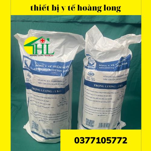 Bông Cân Y Tế An Lành Cuộn 1kg - Bông Y Tế Thấm Nước