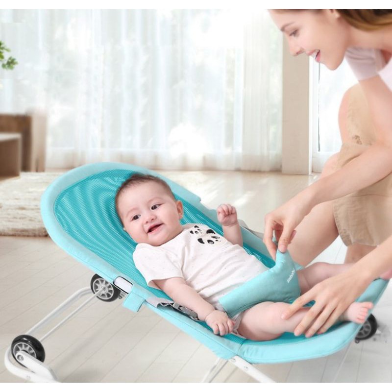 ▣Ghế ăn bột,nôi bập bênh Seebaby R1 (Hàng Chính hãng)