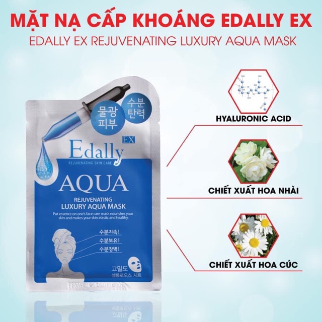 Mặt nạ cung cấp khoáng chất Edally - Rejuvenating Luxury Aqua Mask