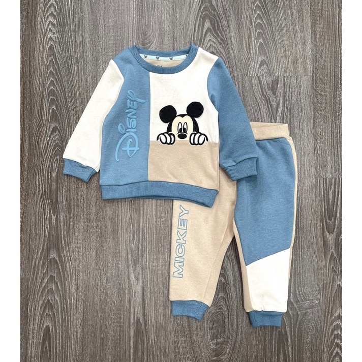 Bộ Mickey Nỉ Bông Cho Bé