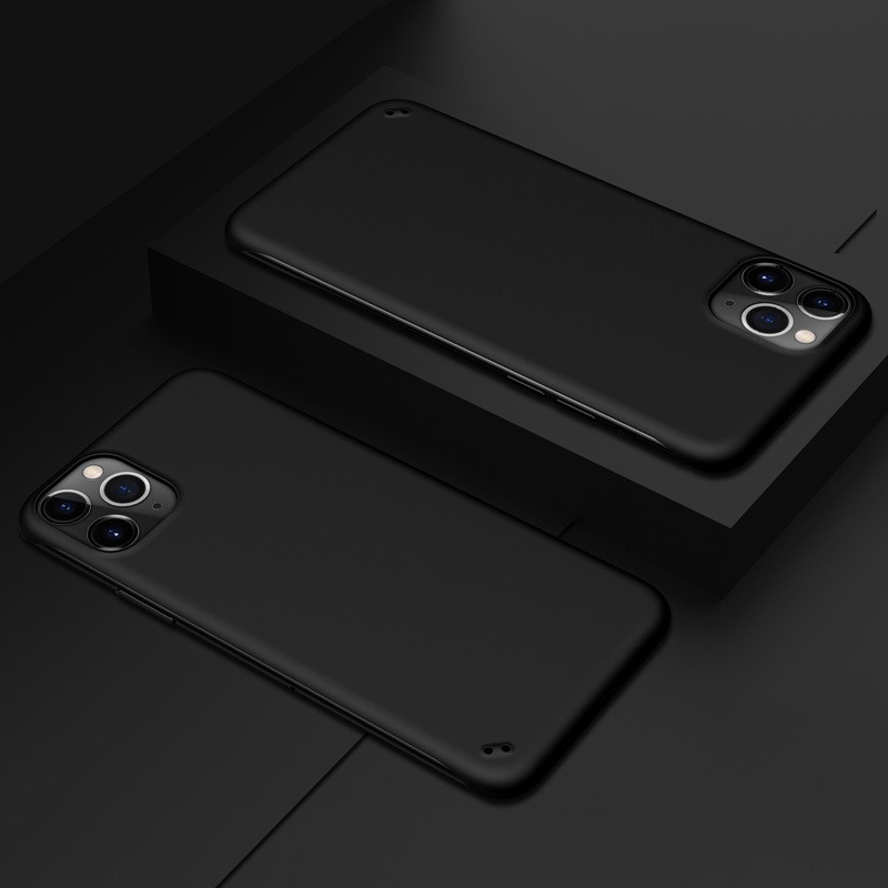 Ốp Điện Thoại PC Cứng Không Viền Siêu Mỏng Màu Kẹo Cho IPhone 12 11 Pro Max 12 Mini