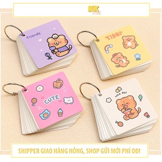 Thẻ flashcard tiếng anh học từ vựng thông minh thời trang - VPPTTHE02
