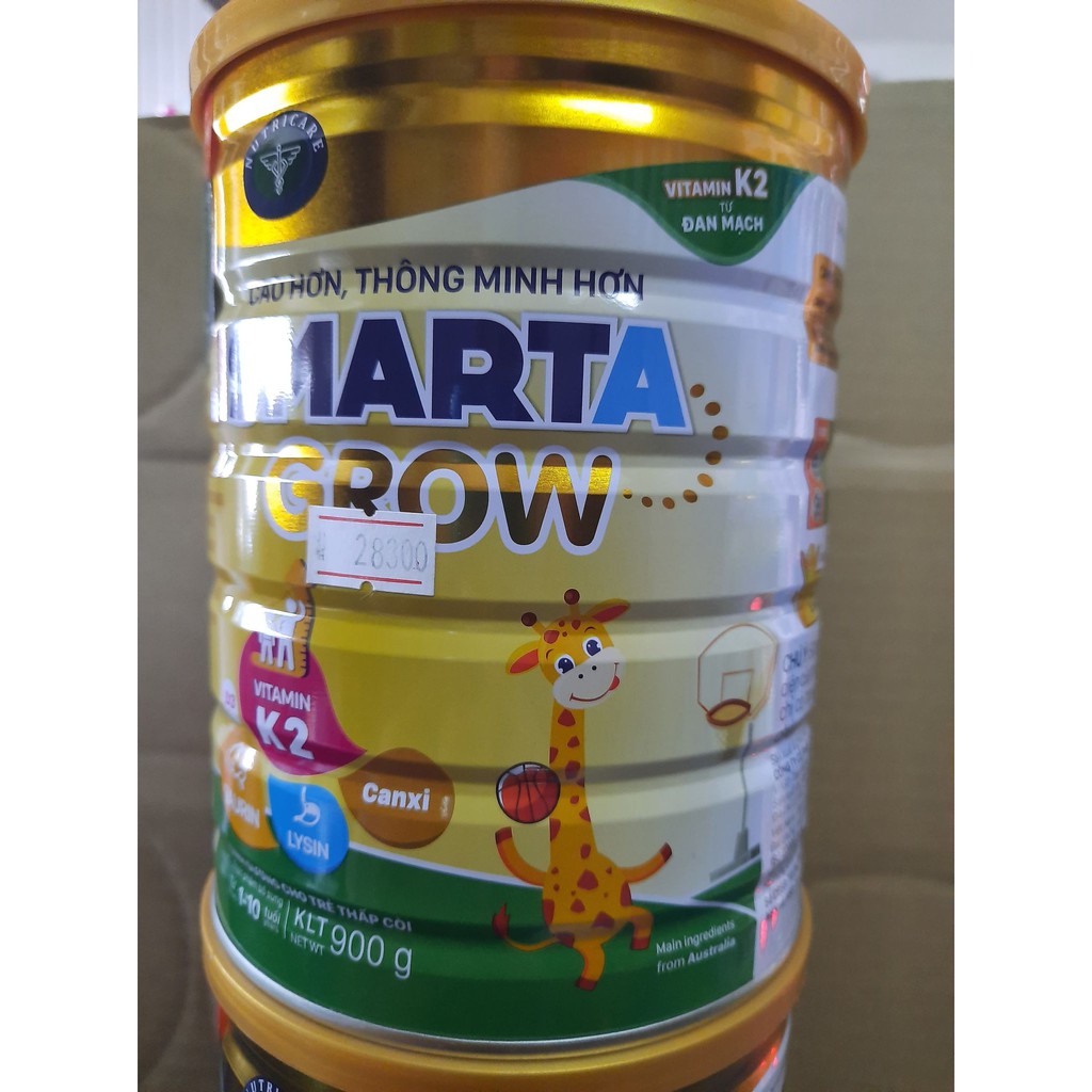 Sữa bột Smarta Grow 1-2 tuổi 900gram